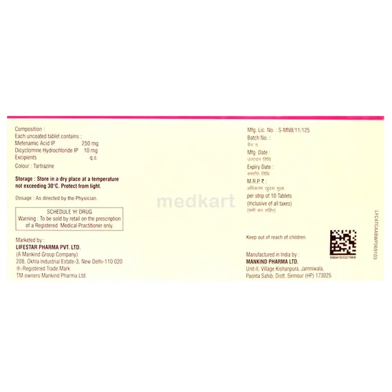 mefkind spas tablet 10's